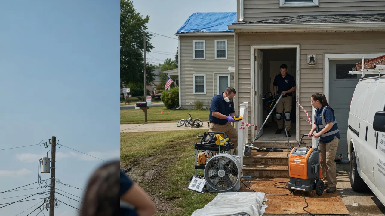 Water Damage Repair in Hillsdale, IL near me